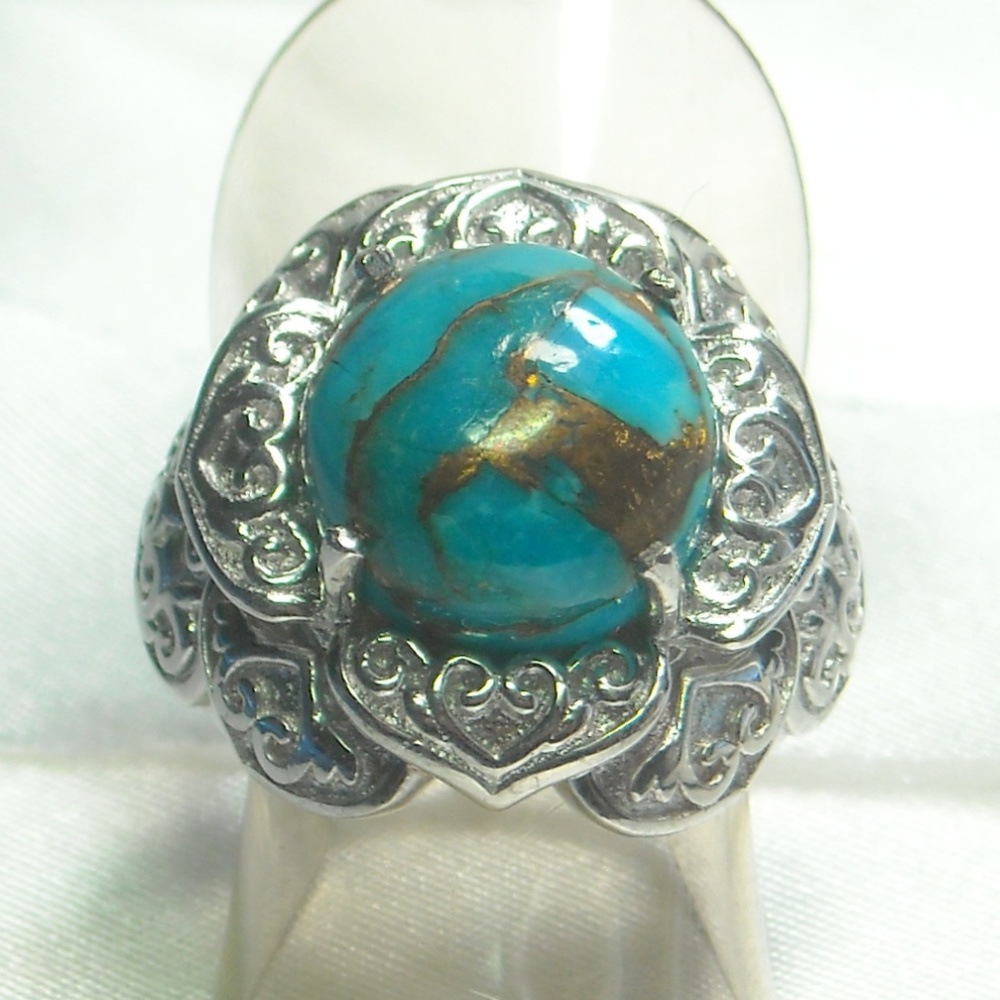 NWT Natural Mojave Blue Turquoise Ring